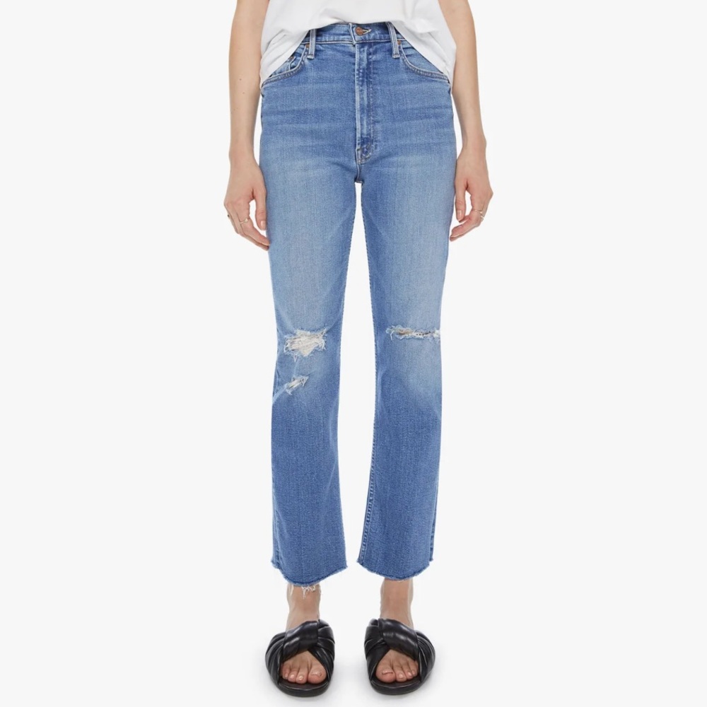 MOTHER  Rider Ankle Fray Jeans‎ Size 31